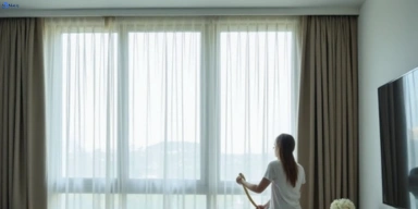 Delicate sheer drape cleaning ballarat-vic Matty Curtain Cleaning